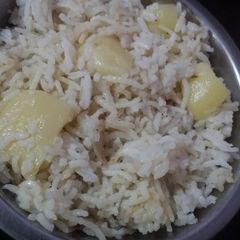 A picture of Jeera potato rice.