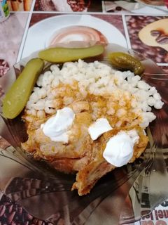 Csirkepörkölt, nokedlivel recept fotója