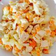 Rica ensalada de gallina