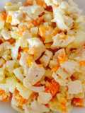 Rica ensalada de gallina