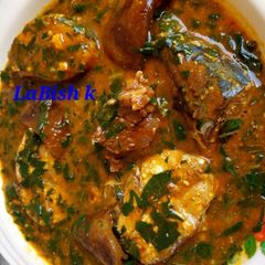 A picture of Ogbono soup.
