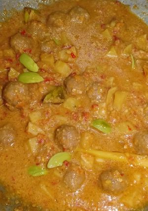 Foto resep Sambel goreng bola bola daging