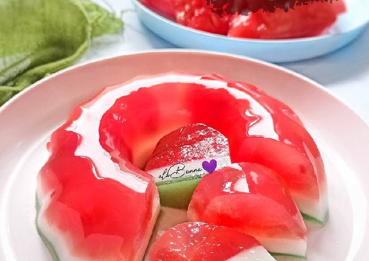 Resep 259. Puding Semangka Anti Gagal