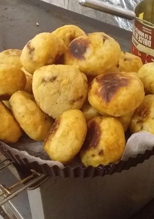 Una foto de Bombita de papa, rellenas de Carne
