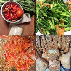 Menu Makan Siang Mudah (Tempe & Tahu goreng + Sambal Bawang Extra Pedas Ulek + Tumis Sawi Udang রেসিপির প্রধান ছবি