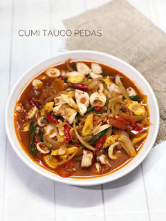 Foto resep Tumis Cumi Kuah Tauco