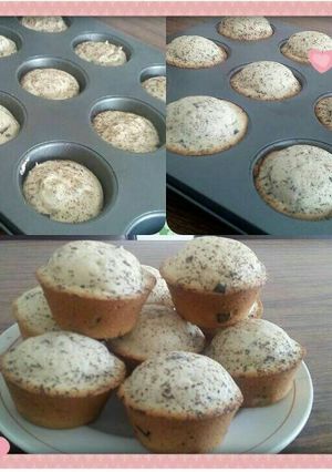 Una foto de Cupcakes Vainilla y Chispas de Chocolate