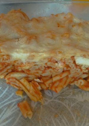 Paradicsomos csirkés tészta recept fotója