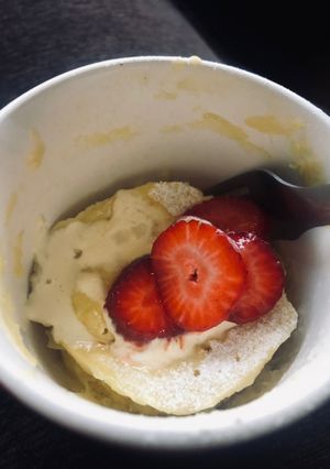 Una foto de Cheesecake en taza