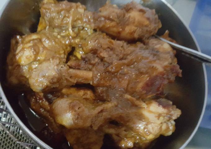 Rendang ayam.tahu lezat