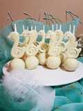 Cisnes cakepops de oreos y chocolate blanco!!!