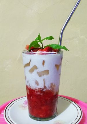 Foto resep Strawberry Latte