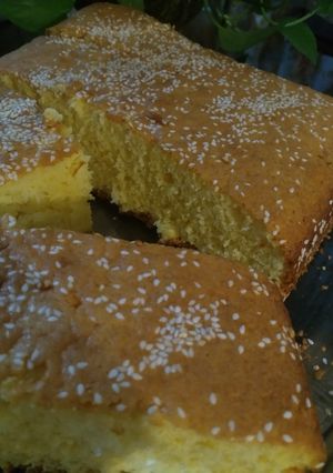 عکسی از دستور کیک پرتقال شب عید فطر