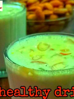 பாதாம் பால் (Badam Paal Recipe in Tamil) செய்முறை முக்கிய புகைப்படம்