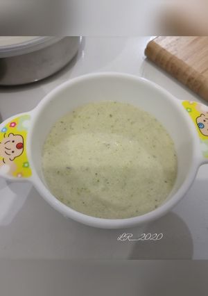 Foto resep MPASI Cumi Telur Yampung Brokoli Santan (Karbo+Prohe+Lemak+Sayur