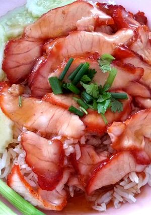 รูปของ ข้าวหมูแดง