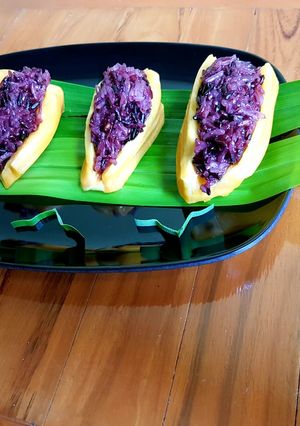 Foto resep Thai jackfruit black stickyrice
