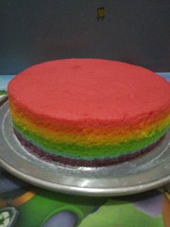 Foto resep Rainbow cake