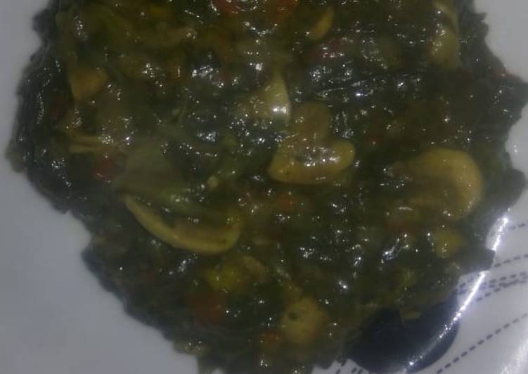 Recipe of Ultimate Creamy Mushrooms spinach