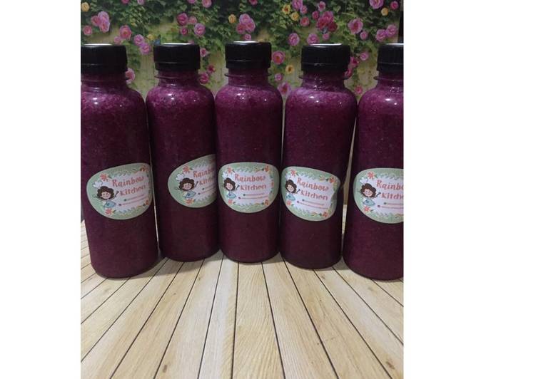 Diet Juice Apple Dragon Fruit Blackberry Strawberry