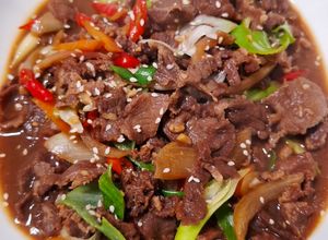 Foto resep Beef Slice Teriyaki ala Hokben, Empuk Juicy & Bumbu Meresap!
