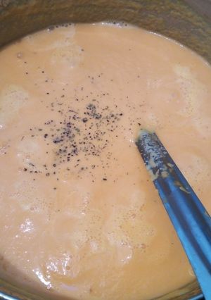 Una foto de Crema de zanahoria