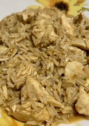 Foto di Pollo al curry e riso basmati (LIGHT!)