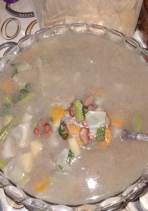 Foto resep Sop kacang merah