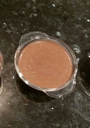 A picture of Healthy chocolate pudding.