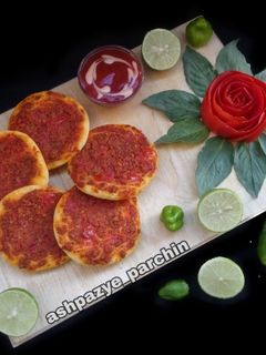 عکسی از دستور لاح معجون یا لاهماجون با فر دستساز 🌸