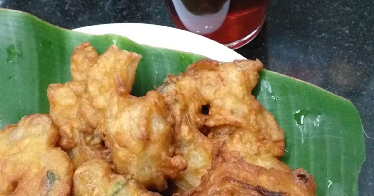 Kerala Savala Vada(onions Fritters)tea Time Snacks Recipe by Shayla ...
