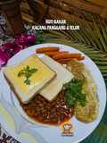 17:7:26 - Roti bakar kacang panggang & telur