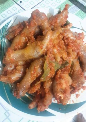 Foto resep Ceker mercon kilat ala bunda gina