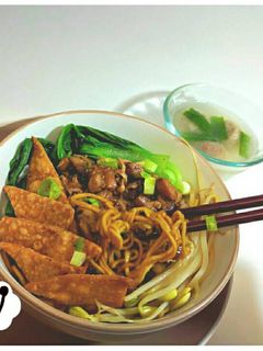 Foto resep Mie Ayam Jamur (Yamin) Spesial