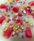 Sopa de melón fría con tropezones