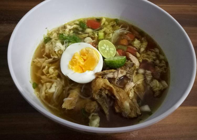 Bagaimana Menyiapkan Soto Ayam Sakarepna, Bisa Manjain Lidah