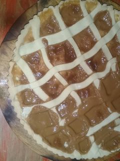 Una foto de Pastafrola de dulce de leche