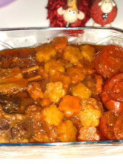 عکسی از دستور تاس کباب با گوشت دنده