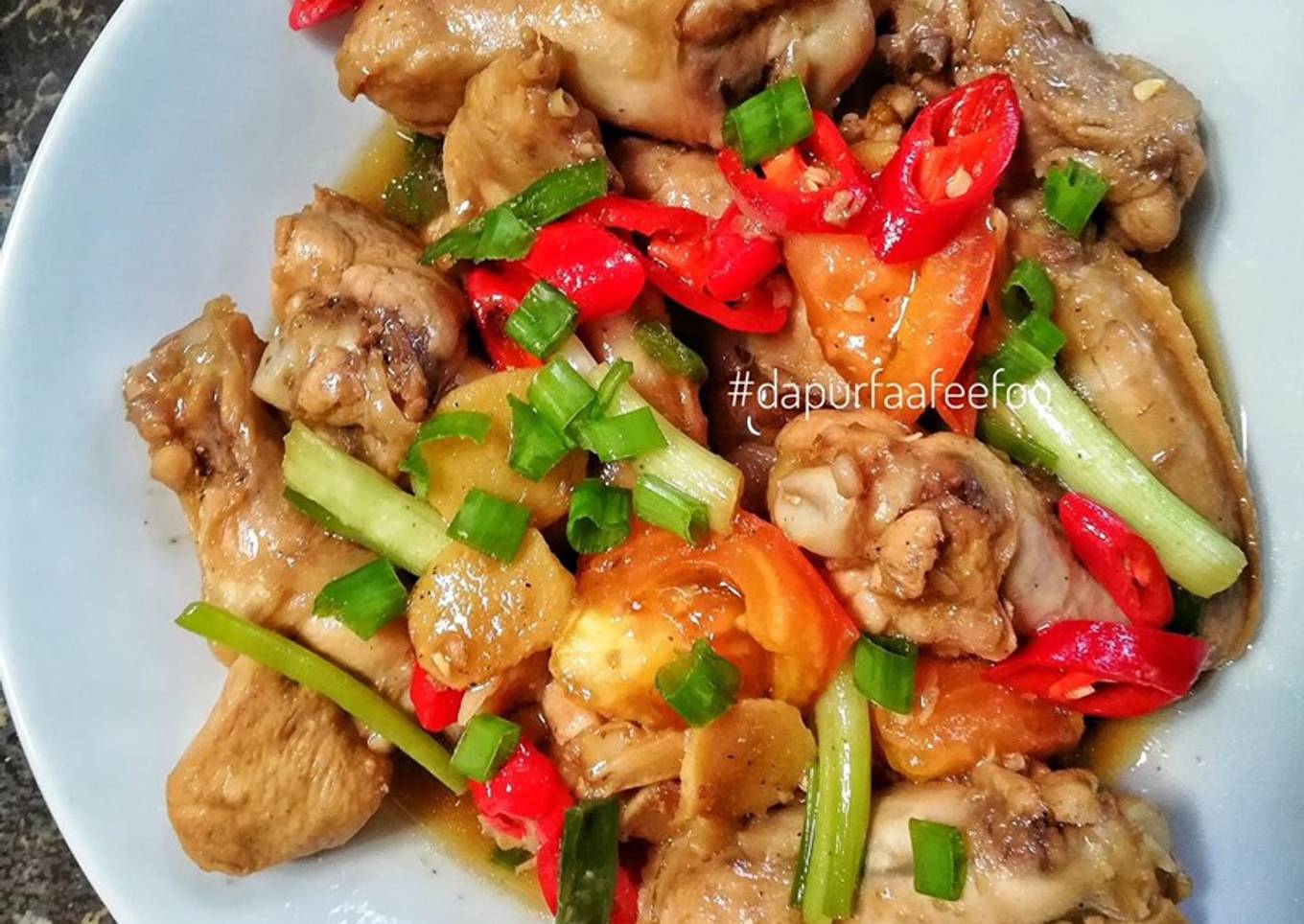 Apakah Anda makan ayam jahe?