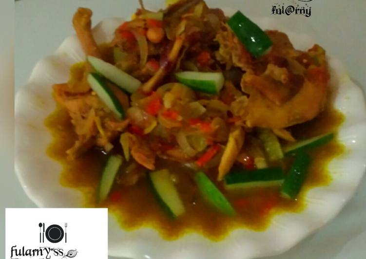 Chicken pepper soup with cucumber by s@lma ful@rny..
