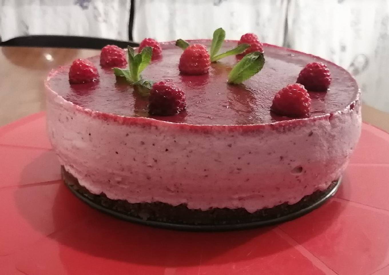 Bavarois aux fruits rouges