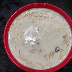 A picture of Sabudana and Sago Payasam.