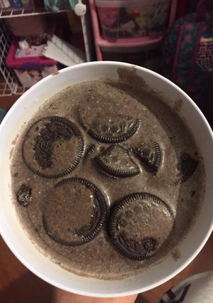 Una foto de Helado de oreo
