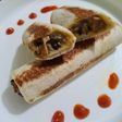 Kebab Roti with Mushroom Sauce