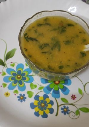 A picture of Moong Dal Soup.