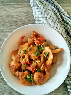 Foto resep Udang Tepung Saos Telur Asin