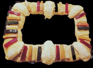 Una foto de Rosca de reyes