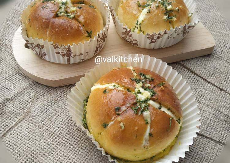 Bumbu Roti Korean Garlic Cheese Cream | Langkah Membuat Roti Korean Garlic Cheese Cream Yang Enak Banget