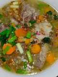 Sop iga sapi gurih untuk acara hajatan