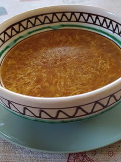 Tojásleves #gluténmentes recept fotója